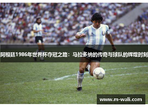 阿根廷1986年世界杯夺冠之路：马拉多纳的传奇与球队的辉煌时刻